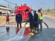 งานป้องกันและบรรเทาสาธารณภัย เทศบาลเมืองแจระแม บริการประชาชนช่วยล้างคราบน้ำมันไฮดรอลิกบนถนนแจ้งสนิท